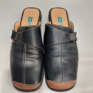 Y2K Arnold Churgin Women's Size 39 Made In Italy Leather Mules